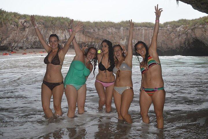 Marietas Island Catamaran Tour with Snorkeling, Open Bar & Kayaks