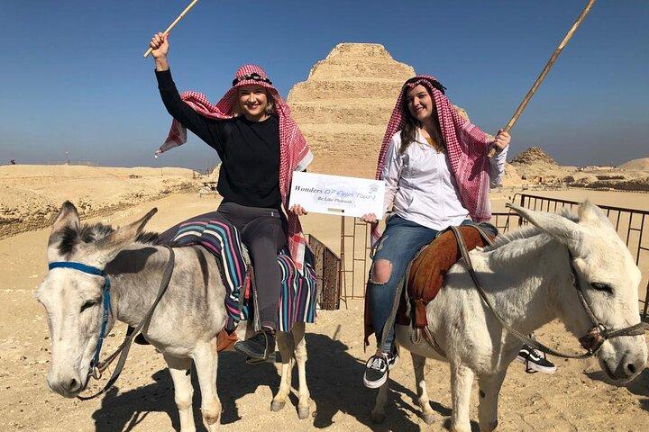 Day Tour To Giza Pyramids, Great Sphinx, Saqqara Pyramids & Memphis Capital