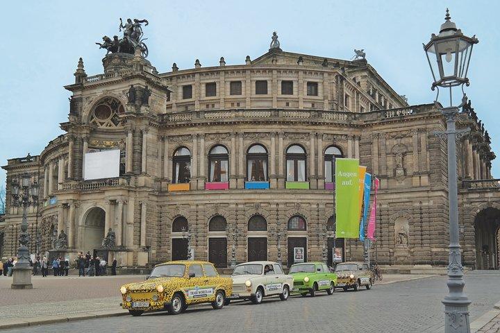 Dresden Live-Guided Self-Drive Trabi Safari City XXL Tour 2h15min