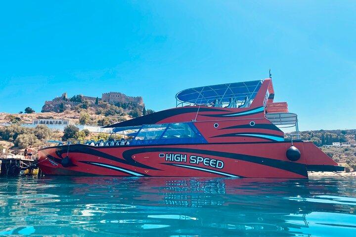 High Speed Cruise to Lindos with 4 hours of Free Time