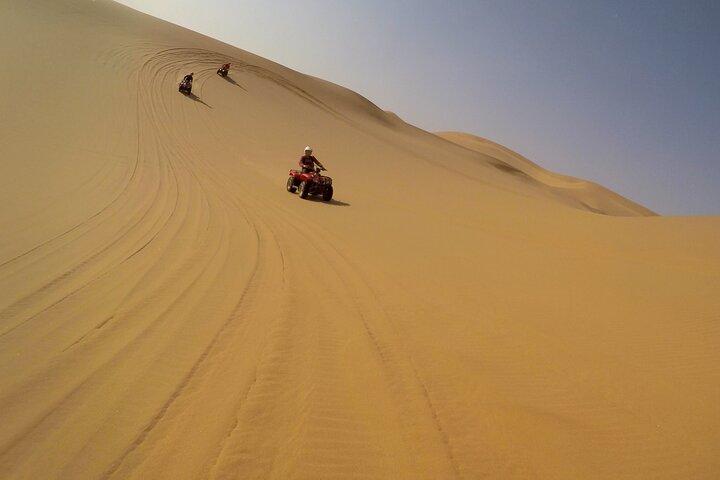 2hr COMBO - 1hr Lie-down Sandboarding and 1hr Quad Bike ride
