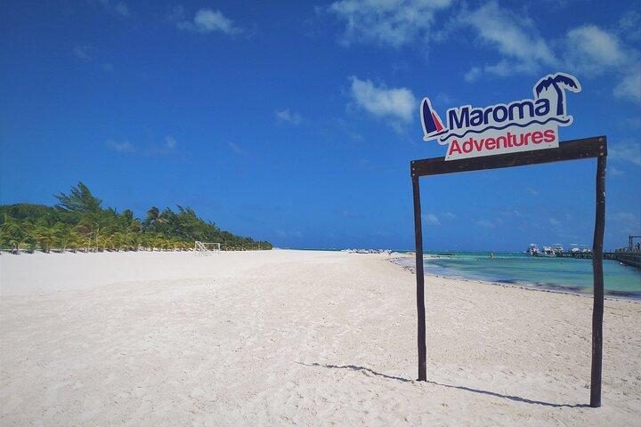 Drive a Waverunner in the beautiful Maroma Beach with transport
