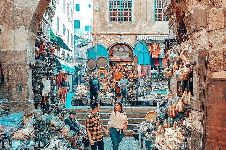 Private Tour: Giza Pyramids, Sphinx, Grand Egyptian Museum&Bazaar