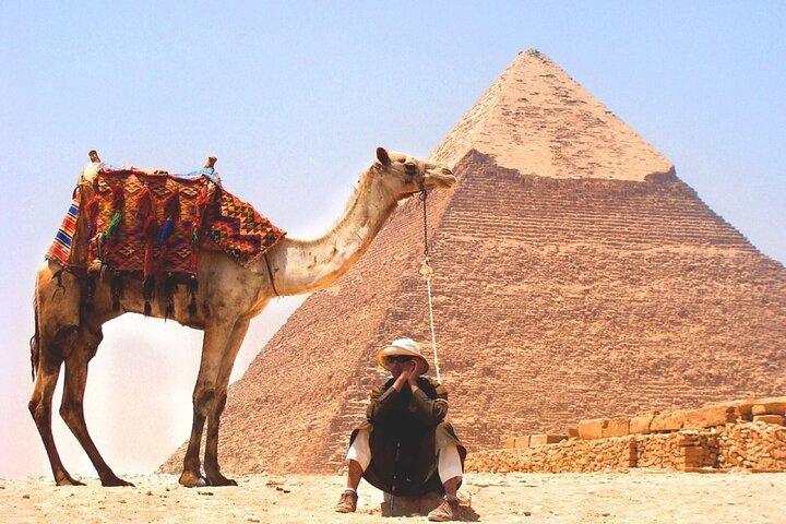 Turning into Pharaoh King while riding a Camel