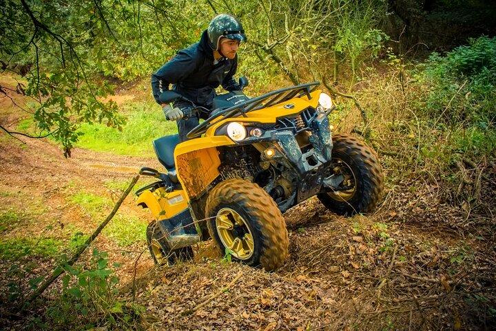 One hour quad ride between Nantes and La Baule