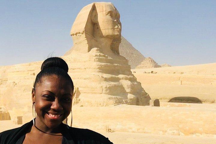 Giza pyramids, Sphinx, Camel ride and Grand Egyptian museum