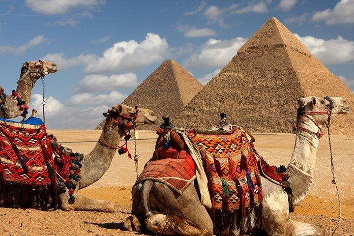 Giza Pyramids and Sphinx Half Day Tour Included Camel Ride
