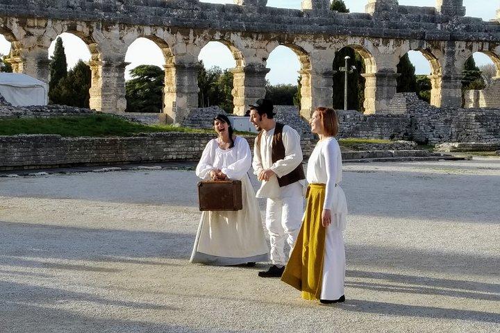 Pula's amphitheatre and gladiators life during ancient Rome