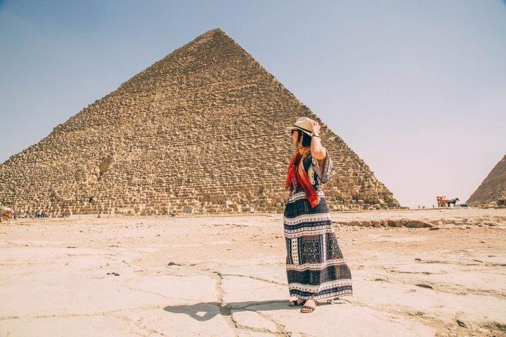 Day Tour to Giza pyramids, Sphinx including Camel Ride and The Egyptian Museum