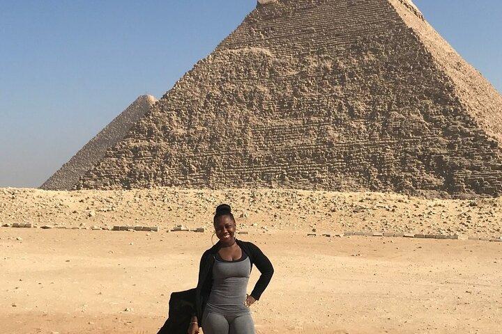 Private Full Day Tour to Giza Pyramids, Sphinx & Valley Temple Included ATV Ride