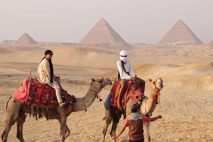 Sunset Camel Ride around the Giza Pyramids Desert