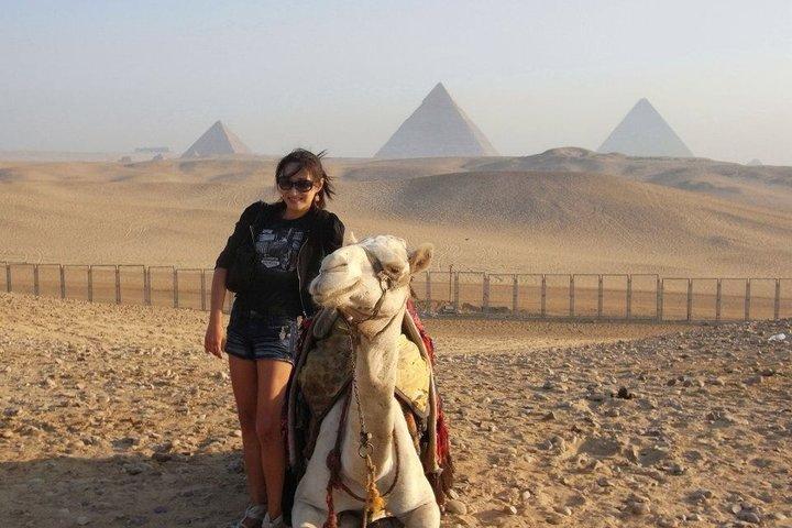 Sunset Camel Ride around the Giza Pyramids Desert