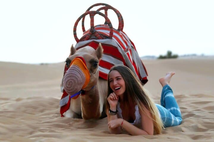 Camel Desert Safari with Traditional Dinner & Heritage Activities from Dubai