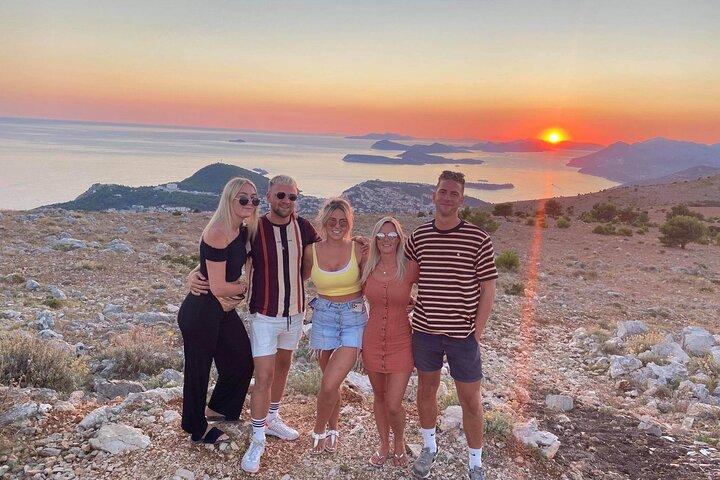 Dubrovnik sunset panorama & wine