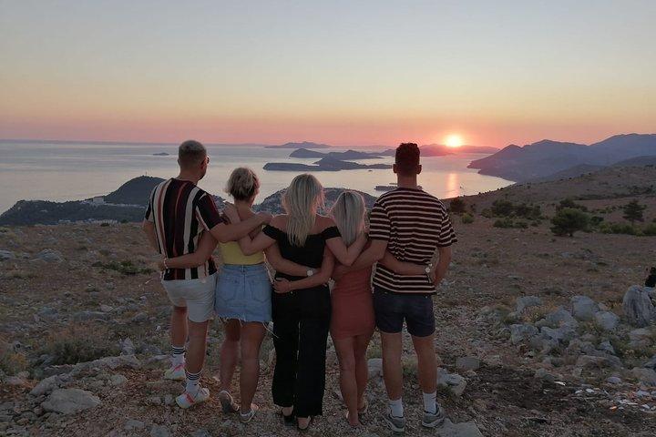 Dubrovnik sunset panorama & wine