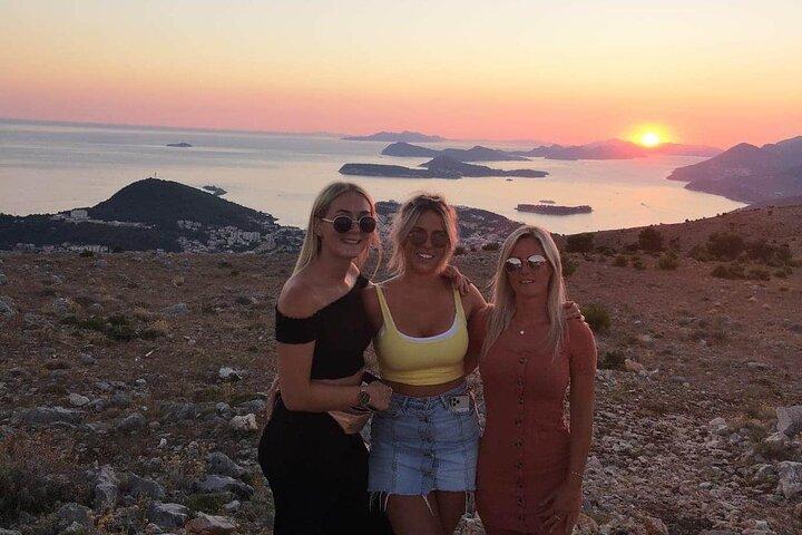 Dubrovnik sunset panorama & wine