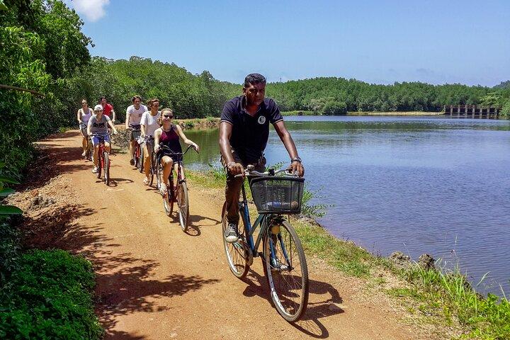 Lagoon Village by Bicycle from Galle