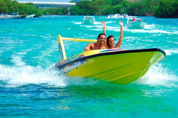 Jungle Tour Adventure by Speedboat with Snorkeling in Cancún