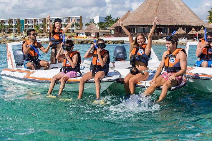 Jungle Tour Adventure by Speedboat with Snorkeling in Cancún