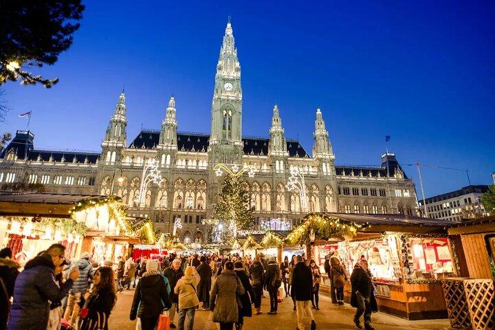 Full Day Private Vienna Christmas Market tour from Budapest with lunch