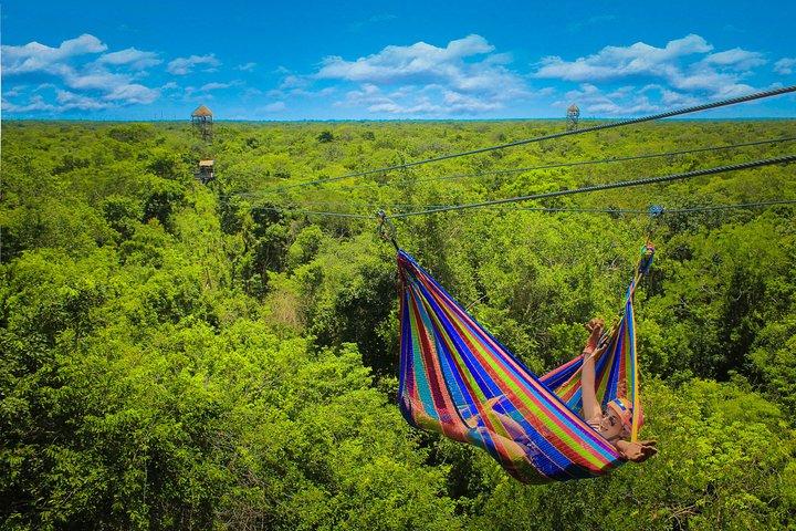 All-terrain, ZipLine Circuit and Cave Snorkel from Cancun