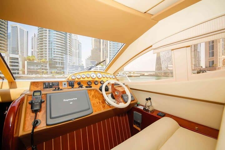 Dubai Marina Luxury Private Yacht with PVT Transfers