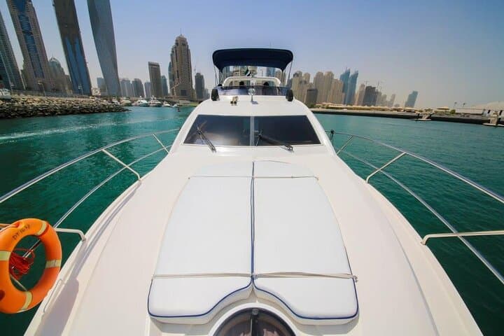 Dubai Marina Luxury Private Yacht with PVT Transfers