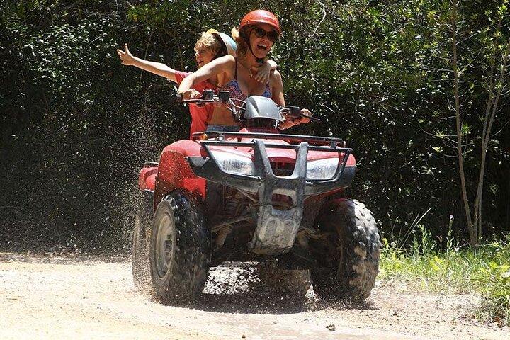 Atv, Zipline , Cenote & Lunch from Playa del Carmen