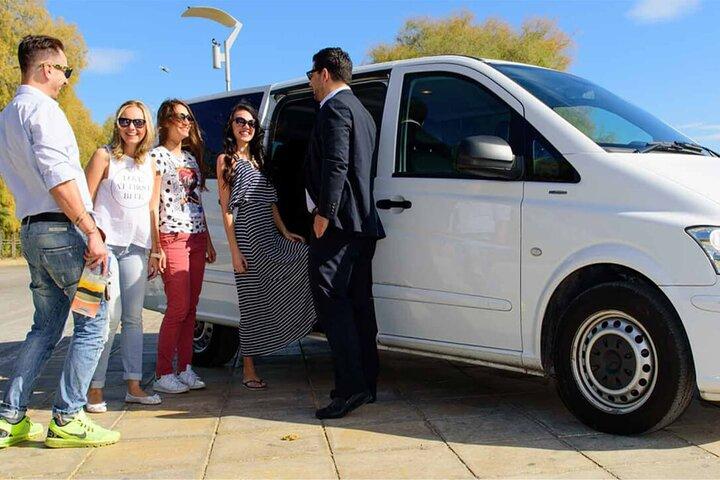 Transfer Siena to/from Fiumicino FCO Airport optional Orvieto Stop