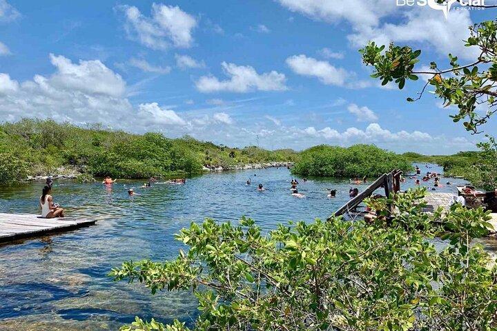 Swim in the beautiful Yalku & Cenote, includes transport & guide