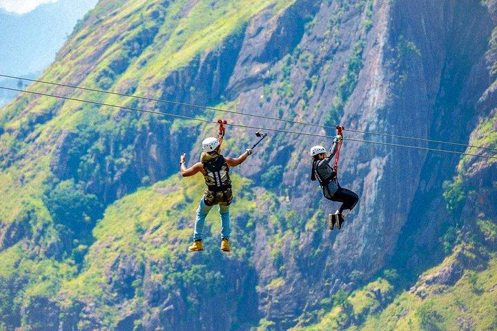 Little Adam's Peak Hike and Zip-lining from Ella