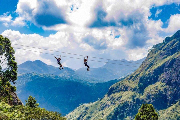 Little Adam's Peak Hike and Zip-lining from Ella