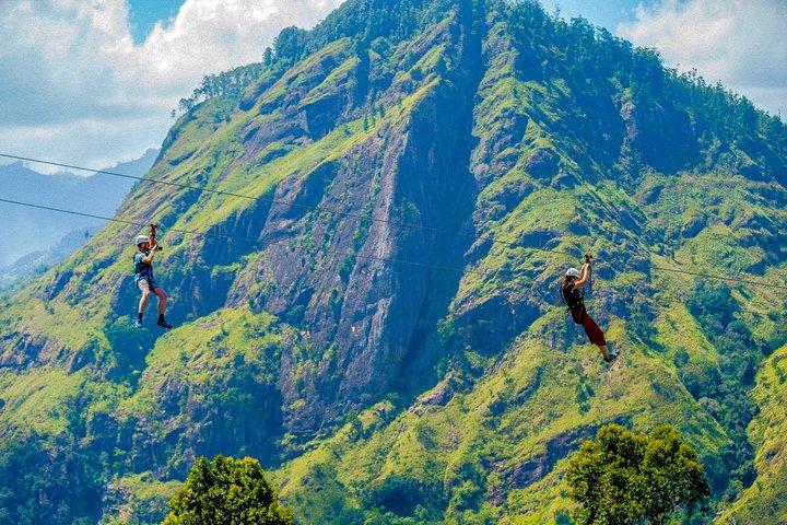 Little Adam's Peak Hike and Zip-lining from Ella