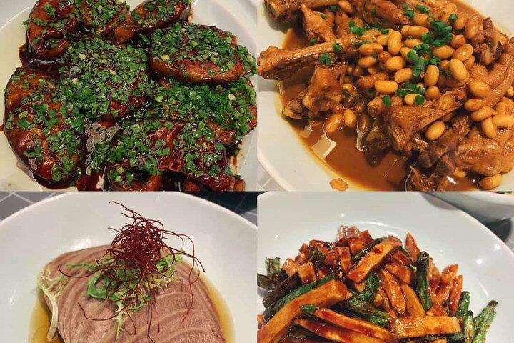 Shanghai Evening Food Tour/Shanghai tour gastronomico nocturno