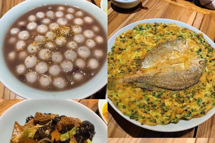 Shanghai Evening Food Tour/Shanghai tour gastronomico nocturno