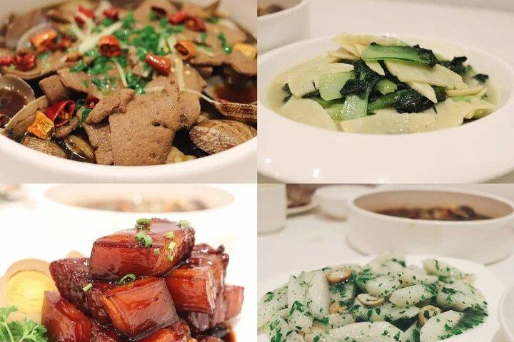 Shanghai Evening Food Tour/Shanghai tour gastronomico nocturno