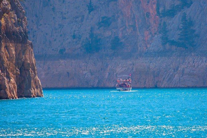 Green Canyon Boat Tour with Lunch and Drinks from Belek
