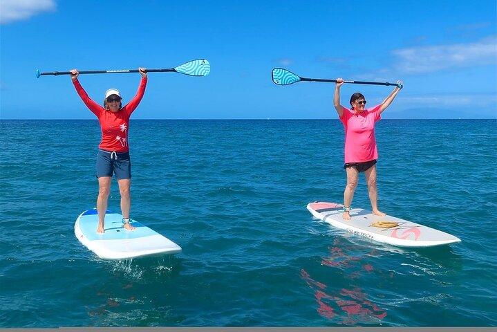 Private Beginner Paddleboard 101 Lesson: Makena Landing!