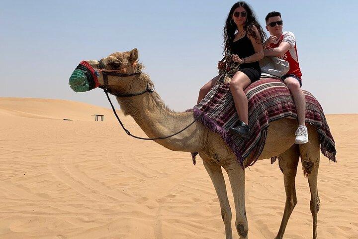 Morning Dune Bashing, Including Camel Riding and Sand Boarding from Dubai