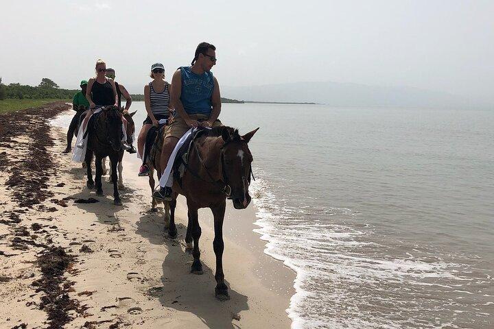 Horseback “SPECIAL”- Negril’s Beach Ride N’ Swim with Free photos/videos