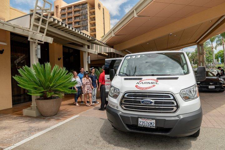 Private Van Airport Departure Transfer: Anaheim Resort Area to LAX Airport