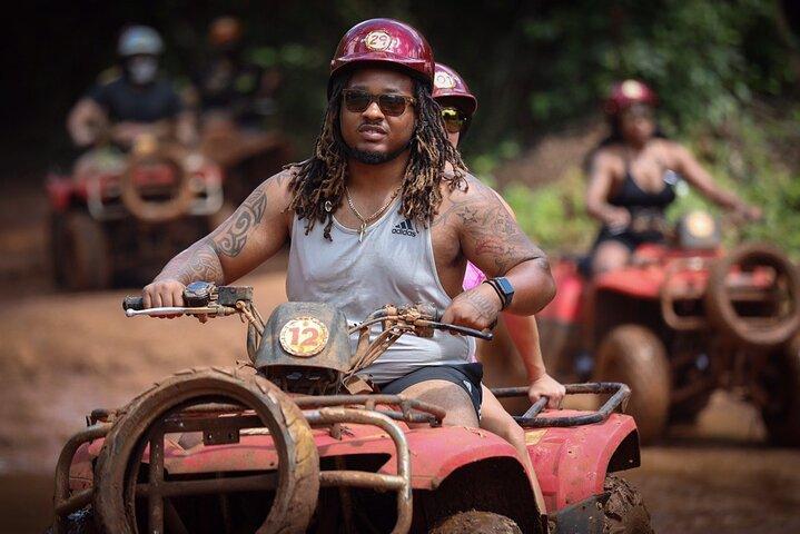 ATV and Speedboat in Cancun, Cenote, Ziplines, Lunch and Transport Included