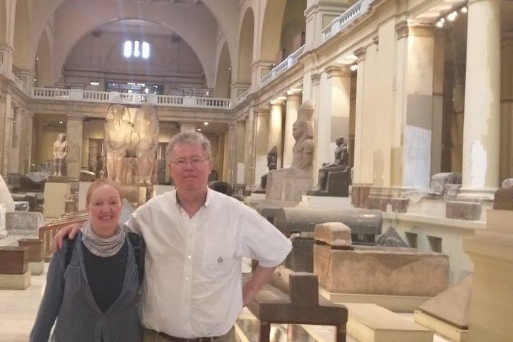 Layover to Pyramids, Sphinx and Egyptian Museum With Camel Ride at Sahara Desert