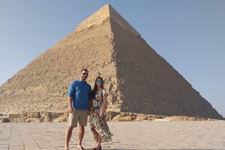 Layover to Pyramids, Sphinx and Egyptian Museum With Camel Ride at Sahara Desert