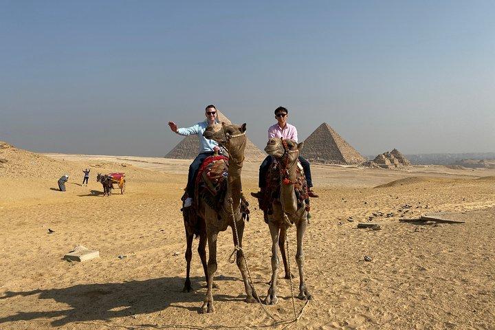 Full Day Tour to Giza Pyramids,Saqqara,Memphis&Dahshur with Lunch and Camel Ride
