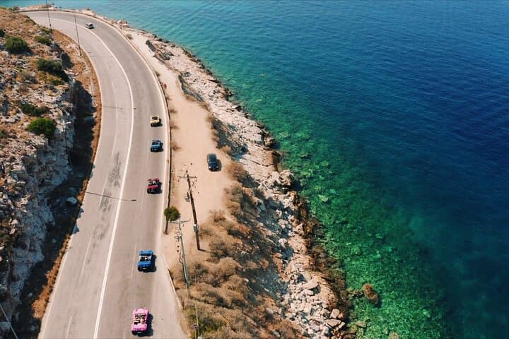 Buggy Tour in Ancient Ruins and Temples around Athens-SOUNIO Poseidon Temple