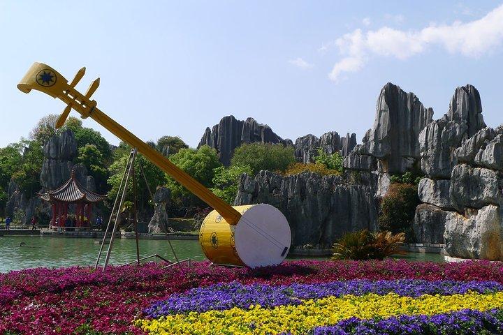1 Day Stone Forest and Jiuxiang Cave with Roast Duck - Charge by Vehicle