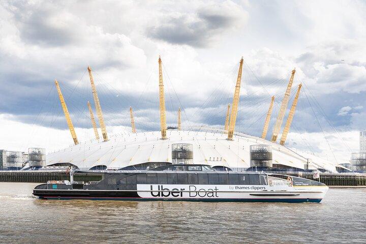 London: London Cable Car + Uber Boat One Way River Thames Cruise