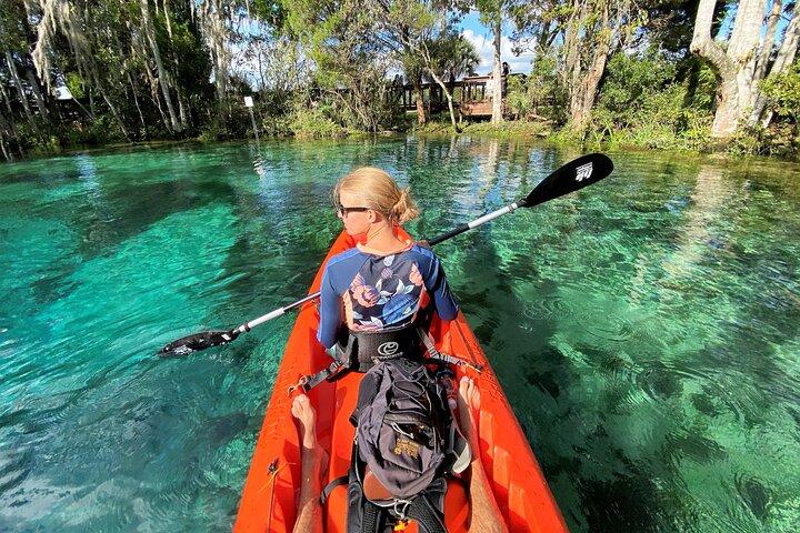 4 Hour Single Kayak Rental In Crystal River, Florida