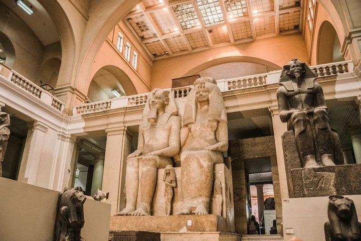 National Museum, Egyptian Museum, and Giza Pyramids